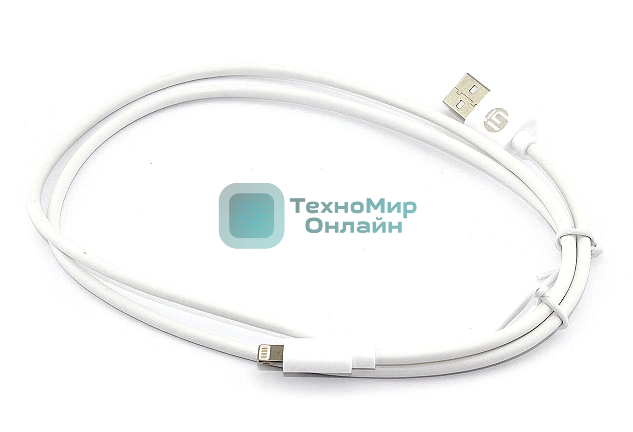 Дата-кабель Amperin USB-Lightning 1m 2A белый (YDS-C-AL)