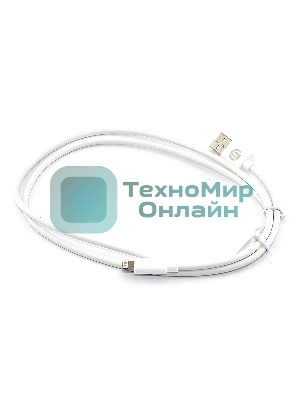 Дата-кабель Amperin USB-Lightning 1m 2A белый (YDS-C-AL)