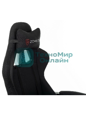 Кресло Zombie Rudger черный, экокожа, 120 кг, механизм качания