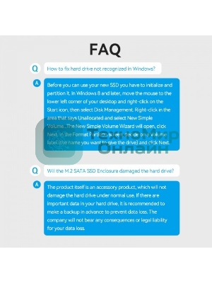 Корпус для SSD Vention USB 3.1 Gen 2-C M.2 NGFF (B-Key/B&M Key) Серый