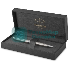 Ручка шариковая Parker Sonnet Core K526 (CW1931512) Stainless Steel CT, M, черные чернила, подарочная коробка