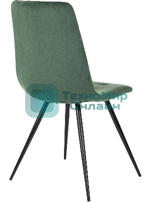 Стул для дома Бюрократ CH-K1_4 комплект 4 шт зеленый Holland 30 металл черный на ножках