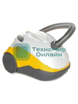 Пылесос Thomas Perfect Air Animal Pure белый/желтый, 325/1700Вт, уборка влажная/сухая, пылесборник контейнер 1.9 л