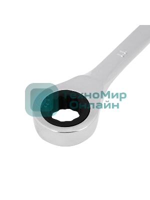 Ключ комбинированный трещоточный Rexant 11 мм, CrV, зеркальный хром