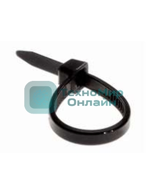 Хомут Rexant nylon 2.5 х 100 мм 100 шт черный