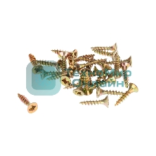 Саморез универсальный Kranz 3,5х16, желтый цинк, пакет (1000 шт/уп)