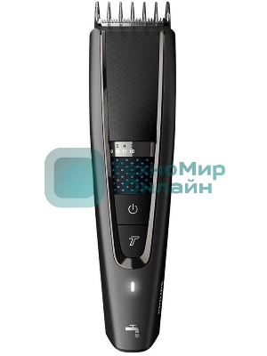 Моющаяся машинка для стрижки волос, series 5000, 28 установок длины (0,5–28 мм), Технология Trim-n-Flow PRO, 90 минут работы после 1 часа зарядки