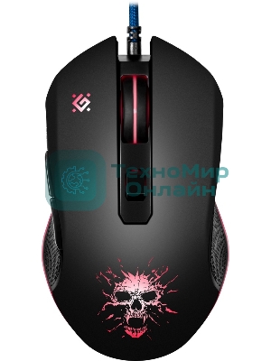 Комплект клавиатура+мышь Defender Singularity MKP-118 проводной, USB, 3200 DPI, чёрный