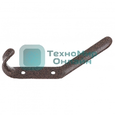 Крючок-вешалка №4, антик медь, 10 шт. (Металлист) Россия