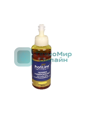 Чернила ProfiLine Premium для Canon/Epson/HP/Lexmark Yellow 100 мл водн