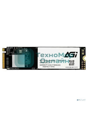 Накопитель SSD AGI AI198, 256Gb, PCIe 3.0 x4, M.2 2280, NVMe, R/W 1936/1217