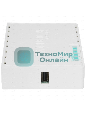 Маршрутизатор MikroTik RB750UPr2 hEX PoE lite 5x Ethernet, раздача PoE, 650 МГц ЦП, 64 МБ 5-портовый 100-Мбитный маршрутизатор с поддержкой PoE на 4-х портах