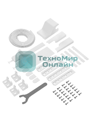 Встраиваемый холодильник Maunfeld MBF193SLFWGR Inverter белый двухкамерный 229/76 л морозилка снизу
