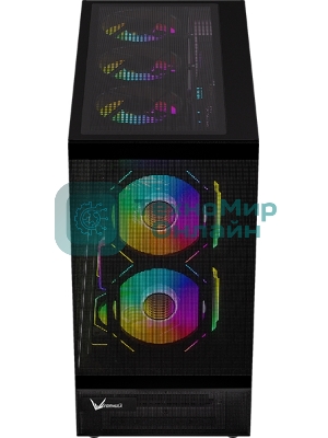 Компьютерный корпус AeroCool/Formula Crystal Z8 черный без БП ATX 9x120мм 7x140мм 1xUSB2.0 1xUSB3.0 1xUSB3.1 audio bott PSU