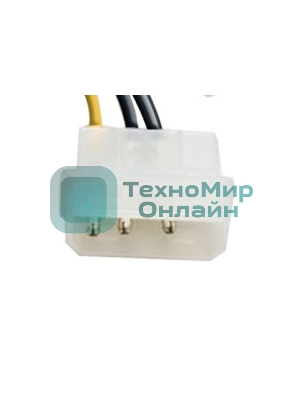 Переходник питания PCI-Express 6pin (от 2х разъемов Molex (IDE) блока питания), 15 см ExeGate EX138937RUS