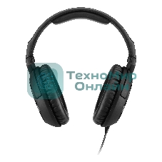 Проводные наушники Sennheiser HD 200 PRO черный, полноразмерные, jack 3.5 мм + 6.3 мм