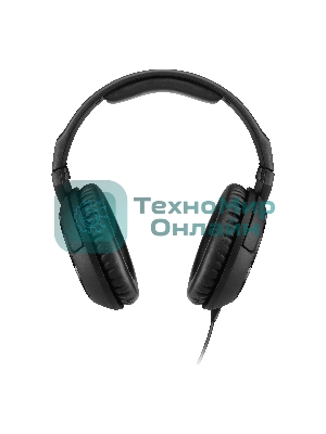Проводные наушники Sennheiser HD 200 PRO черный, полноразмерные, jack 3.5 мм + 6.3 мм