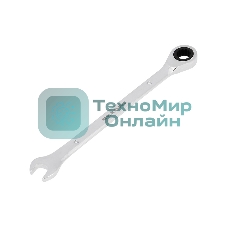 Ключ комбинированный трещоточный Rexant 9 мм, CrV, зеркальный хром