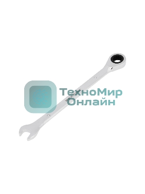 Ключ комбинированный трещоточный Rexant 9 мм, CrV, зеркальный хром