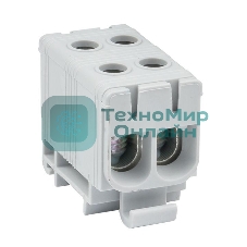 Клемма силовая вводная двойная КСВ 16-50 серая EKF PROxima plc-kvs2-16-50-grey EKF