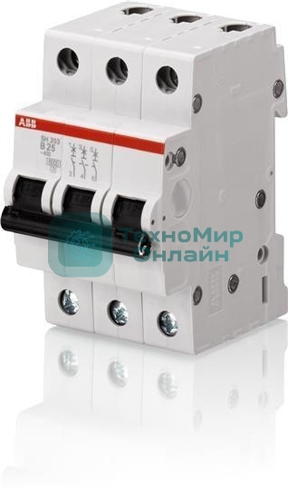Выключатель автоматический модульный 3п C 20А 6кА SH203 ABB 2CDS213001R0204