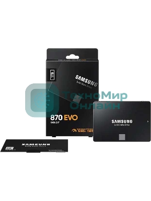 Накопитель SSD Samsung 870 EVO, 1Tb, SATA III, 2.5