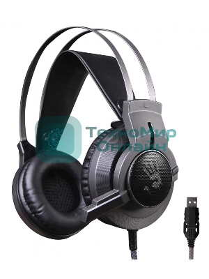 Гарнитура Bloody G437 чёрный, проводная, подсветка