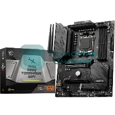 Материнская плата MSI MAG B650 TOMAHAWK WIFI, AM5, AMD B650, 4xDDR5, 6xSATA, 3xM.2, 1xPCI-E 4.0 x16, 1xPCI-E 4.0 x2, 1xHDMI, 1xDisplayPort, 1xUSB Type-C, 1x2.5Gb LAN, 2xUSB-A 2.0, 3xUSB-A 3.2 Gen 1, 3xUSB-A 3.2 Gen 2, 5x3.5 мм, 7.1, Standard-ATX