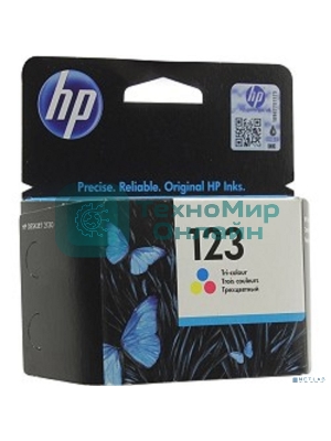 Картридж струйный HP 123 F6V16AE многоцветный, 100 стр., для HP DJ 2130