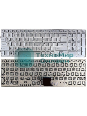 Клавиатура для ноутбука Sony Vaio VPC-CB VPC-CB17 серебристая