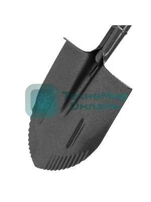 Лопата штыковая Сибртех 210х290х1150 мм, цельнометаллическая, с зубьями