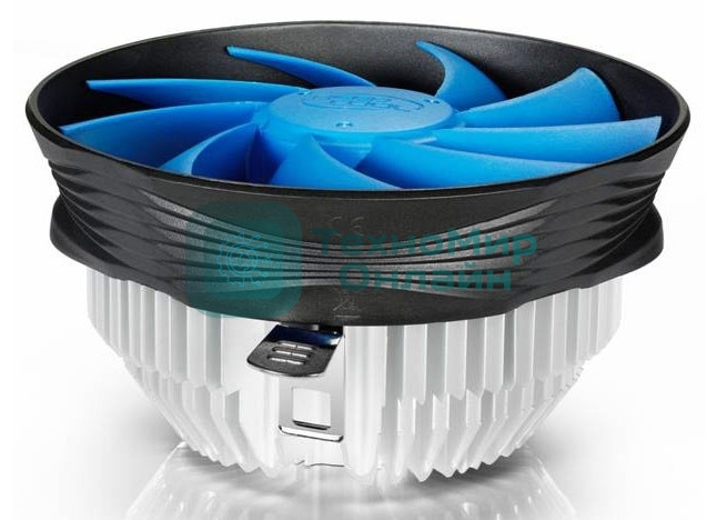 Кулер для процессора DEEPCOOL GAMMA ARCHER синий, 120 мм, алюминий, 1600 об/мин, 26.1 дБ, 3 pin, 95 Вт, 65.5 мм