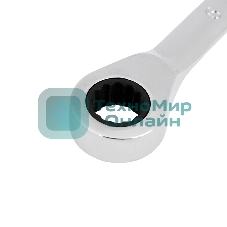 Ключ комбинированный трещоточный Rexant 9 мм, CrV, зеркальный хром