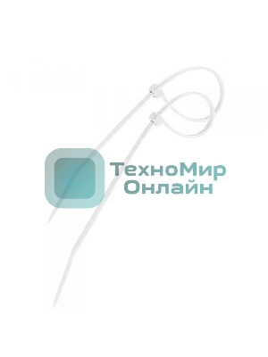 Хомут кабельный PROconnect 3.6х300 нейл. бел. (уп. 100 шт)