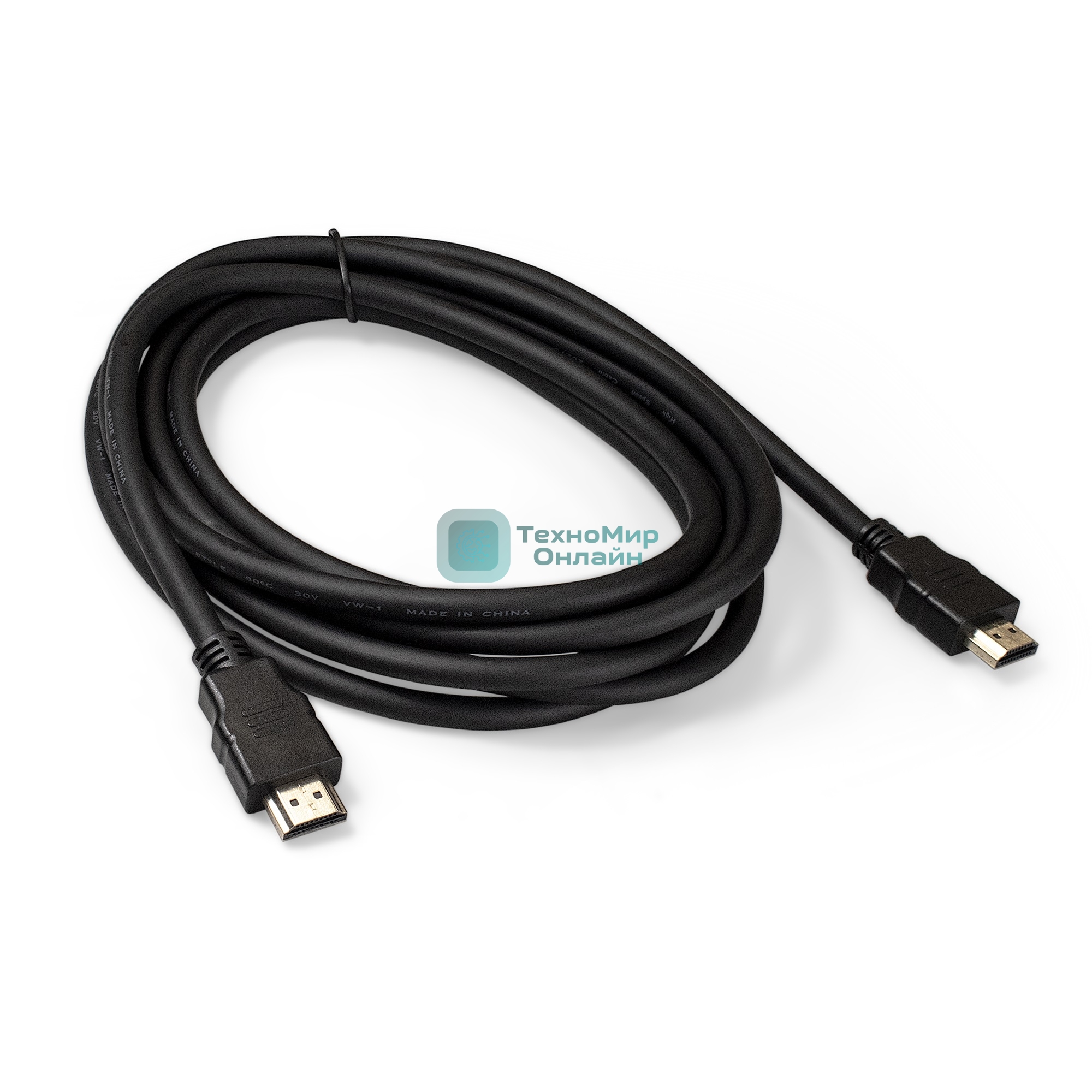 Кабель HDMI Exegate EX287731RUS EX-CC-HDMI2-3.0 (19M/19M, HDMIv2.0, 3м, 4K UHD, Ethernet, позолоченные контакты)