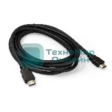Кабель HDMI Exegate EX287731RUS EX-CC-HDMI2-3.0 (19M/19M, HDMIv2.0, 3м, 4K UHD, Ethernet, позолоченные контакты)