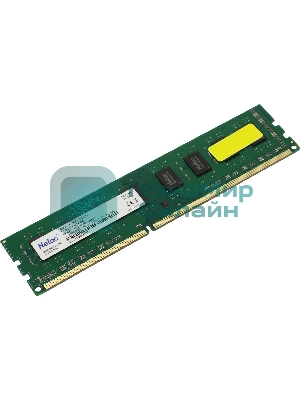 Оперативная память NETAC Basic, DDR3, 4GB (1x4GB), 1600MHz, CL11, DIMM