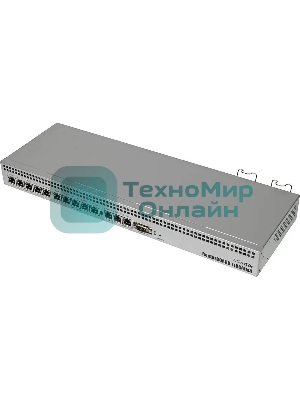 Маршрутизатор MikroTik RB1100AHx4 with Annapurna Alpine AL21400 Cortex A15 CPU (4-cores, 1.4GHz per core), 1Gb RAM, 13xGbit LAN, RouterOS L6, 1U rackmount case, Dual PSU