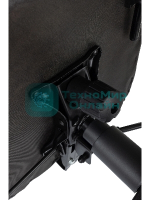 Кресло Бюрократ CH-868N-BF черный, экокожа, подставка для ног