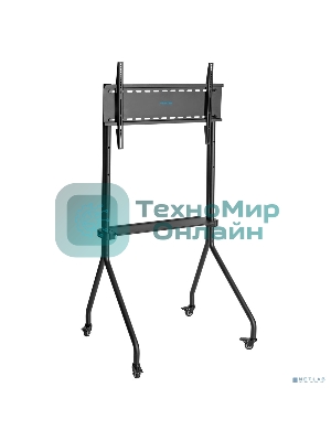 Мобильная стойка напольная Kromax OMEGA-13 черный, 1 шт/уп, Мобильная стойка напольная для TV 32