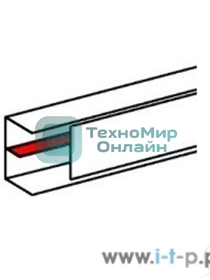 Перегородка разделительная Legrand 010582 для кабель-каналов 105х35мм, 80х50мм, 105х50мм, 150х50мм