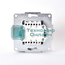 Механизм выключателя 1-кл. 1п СП Karina 10А IP20 черный бархат LEZARD 707-4288-100