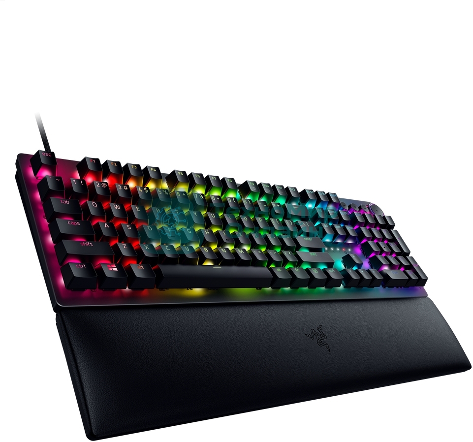Клавиатура проводная игровая Razer Huntsman V2 (Purple Switch) - Russian Layout Gaming Keyboard