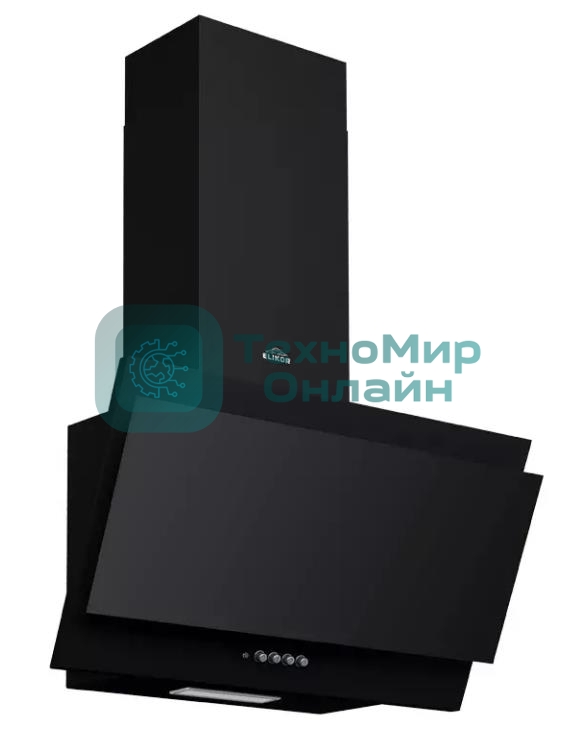 Вытяжка наклонная Elikor Титан 50П-430-К3Д черный, 50 см, 430 куб. м/ч, 54 дБ