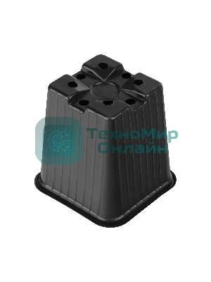 Горшочек для рассады, 90х90х95 мм, полистирол, 10 шт. Россия