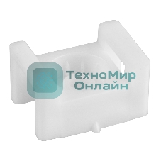 Площадка под стяжку Rexant для прямого монтажа 22x16 мм, белая (100 шт/уп)