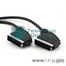 Кабель аудио/видео Gembird CCV-518, SCART/SCART, 21pin, 3м