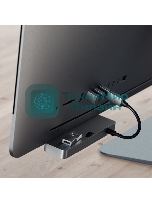 Адаптер Satechi USB Type-A to Type-C. Цвет серый космос.