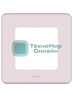 Рамка 1 пост розовый Inspiria