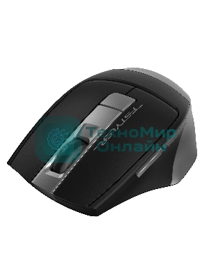 Мышь беспроводная A4Tech Fstyler FG35 серый/черный, 2000 dpi, радиоканал, USB, кнопки - 6
